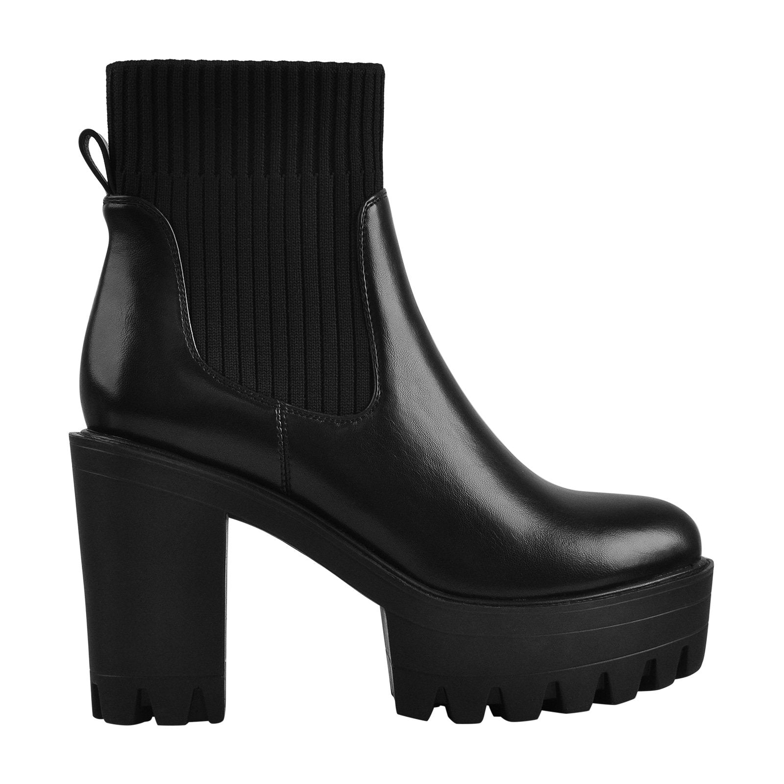 Round Toe Platform Chelsea Boots – Onlymaker